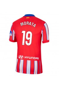 Fotbalové Dres Atletico Madrid Alvaro Morata #19 Domácí Oblečení 2024-25 Krátký Rukáv